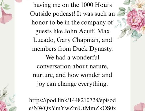 Wonder changes everything – 1000 Hours Outside Podcast