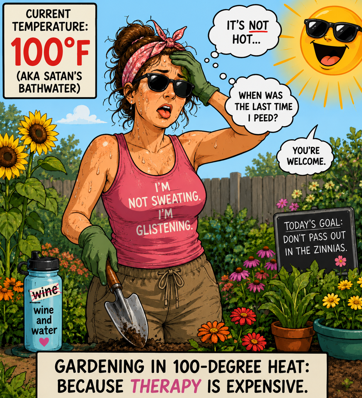 When temperatures climb into the 90s and beyond, even the toughest gardeners (and plants!) need a little extra care.