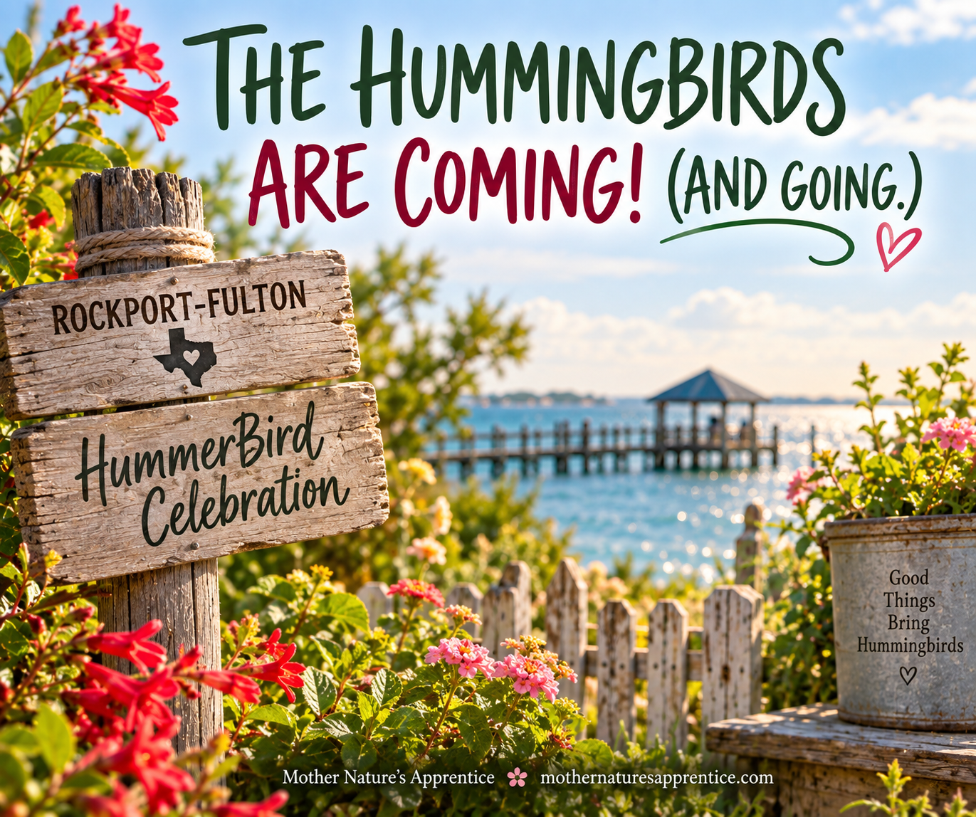 THE HUMMINGBIRDS ARE COMING!