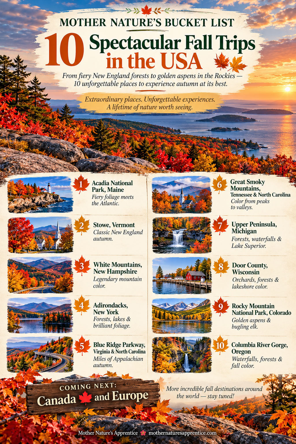 Ready for a spectacular fall escape?