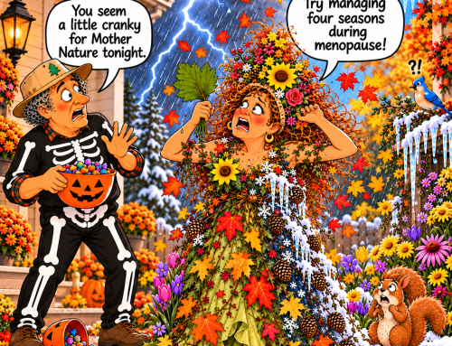 🎃🔥❄️🍂 Mother Nature has entered menopause.