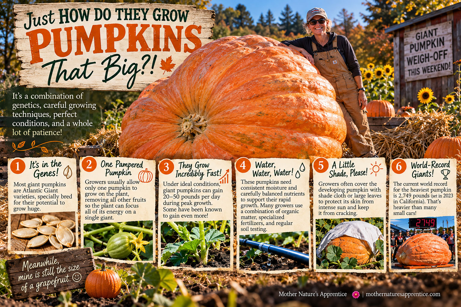 How on Earth Do They Grow Pumpkins THAT Big?!