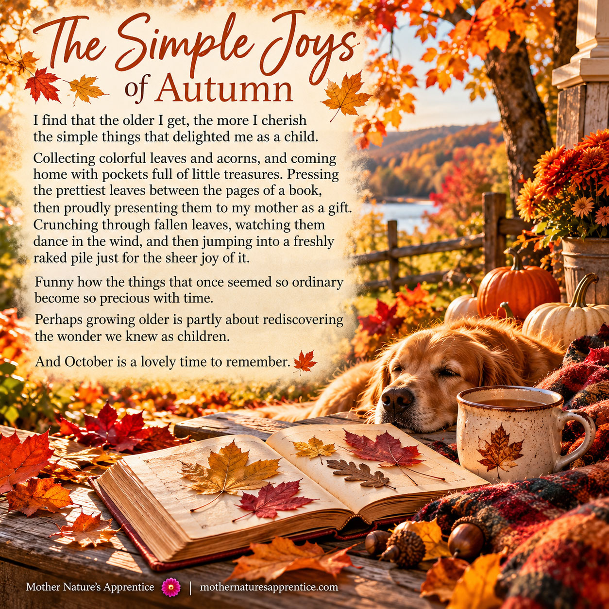 The Simple Joys of Autumn